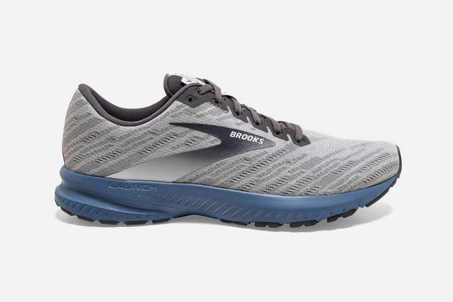 Brooks Launch 7 Road Running Shoes - Mens - Grey - EO6270894